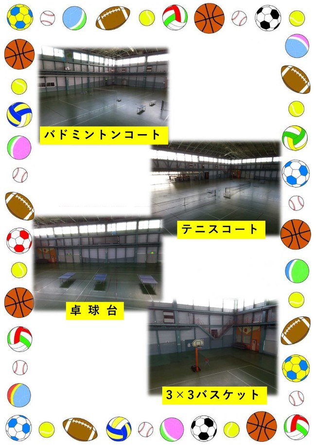 屋内スポーツ利用